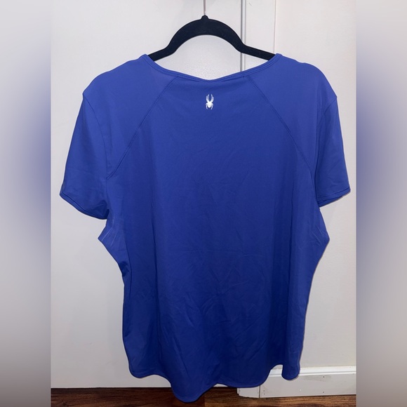 Spyder Royal Blue Women's Short Sleeve Top - Picture 3 of 3